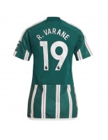 Manchester United Raphael Varane #19 Venkovní Dres pro Dámské 2023-24 Krátký Rukáv